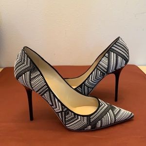 Jimmy Choo Tweed Stiletto Heels